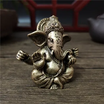 Alternative view of Miniature Ganesha Hindou - Chance et Abondance au Quotidien