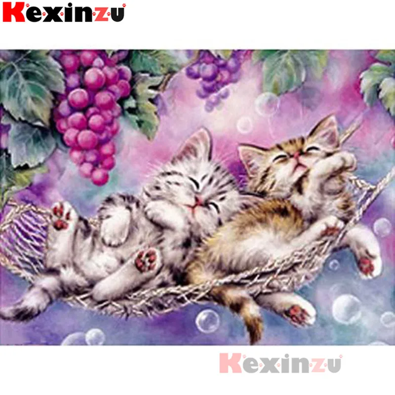 5D полноразмерная алмазная живопись kexinzu сделай сам квадратная/круглая