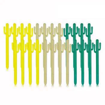 

Pen Cactus Cool Black Ink Gel Refills Ballpoint Pens Nice Quality Rollerball Fine Point Roller Ball Drawing Wring Kawaii Station