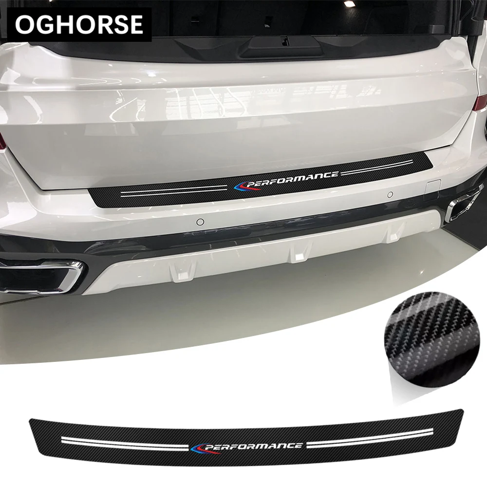 Виниловая наклейка 5D из углеродного волокна для заднего бампера BMW F20 F30 F10 F11 G30 F32