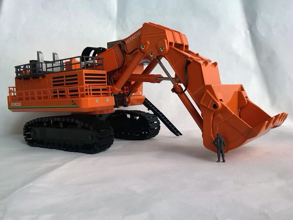 Ex8000 Передняя Лопата экскаватор супер сплав модель автомобиля 1: 87 инженерный автомобиль подарок на день рождения