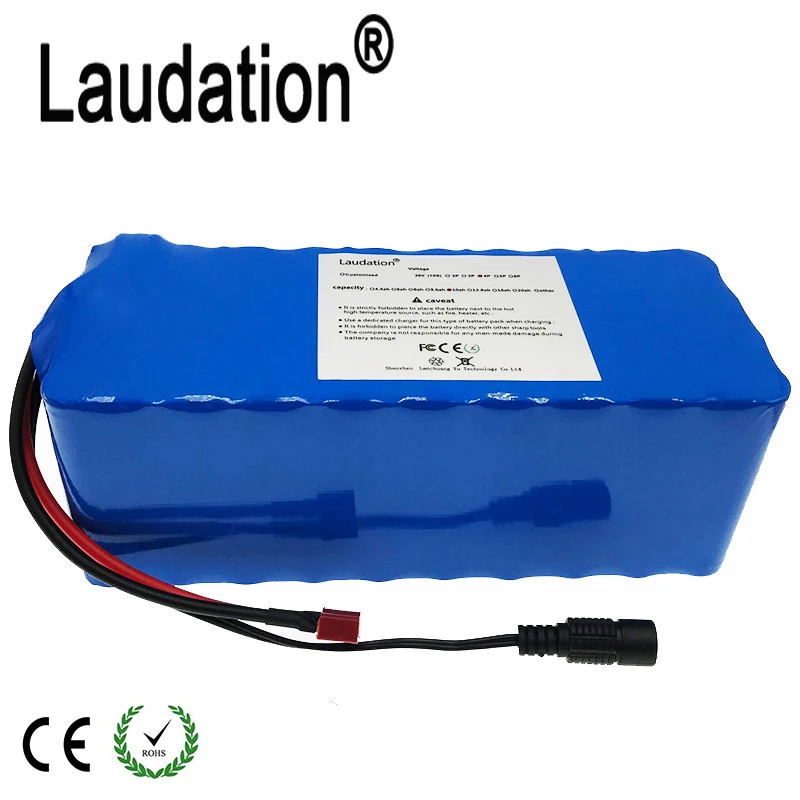 Laudation е байка 36В Батарея 12ah 10S 4P Электрический велосипед многократного цикла