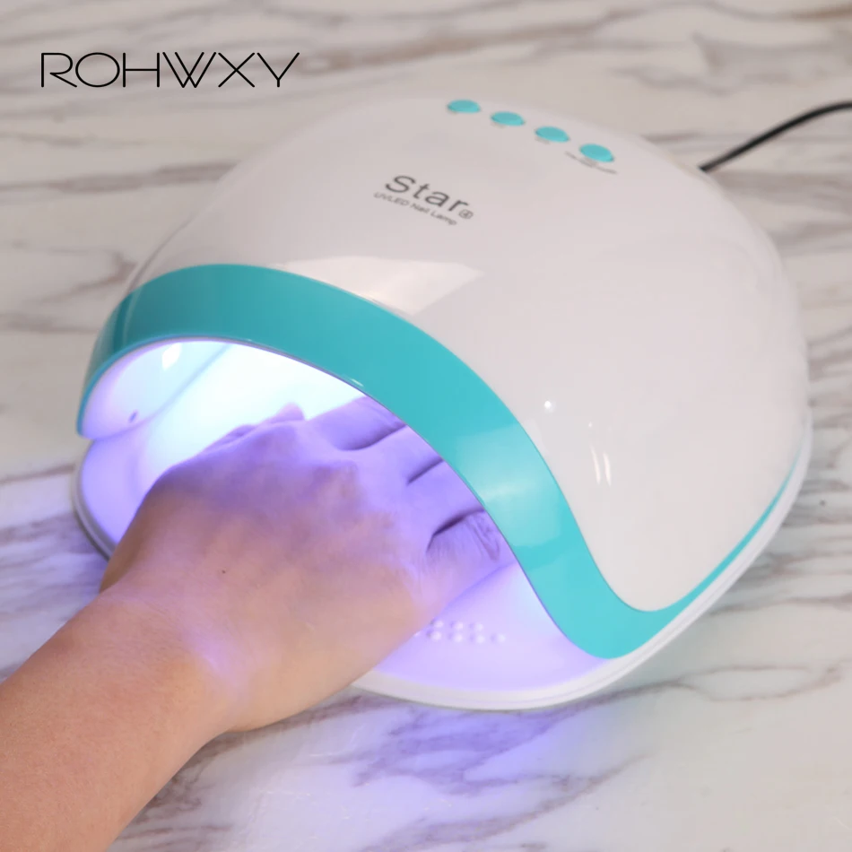 ROHWXY 60W Lamp For Nail UV Nail Dryer Lamp Uv LED Manicure UV Lamp For 