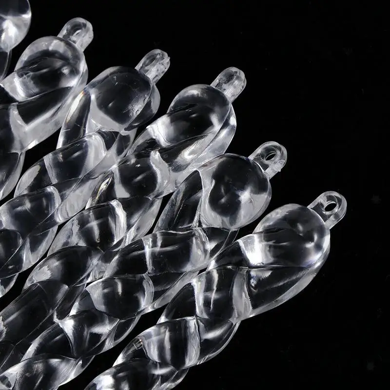 

30pcs Acrylic Icicles Crystal Chandelier Pendant Display Home Living Room Decor Placing Christmas Drop Ornaments