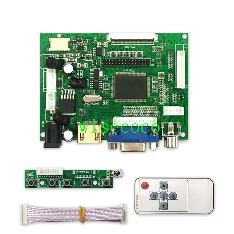 9 дюймов ЖК дисплей Экран дисплея TFT монитор AT090TN12 с VGA VS TY2662 V1 Вход плата драйвера