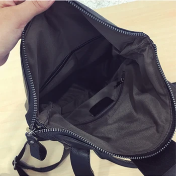 Leather Anti Theft Women Backpack Outdoor Travel Bag Large Capactiy Girl's Schoolbag Daily Knapsack Mochila Feminina Sac A Dos 4