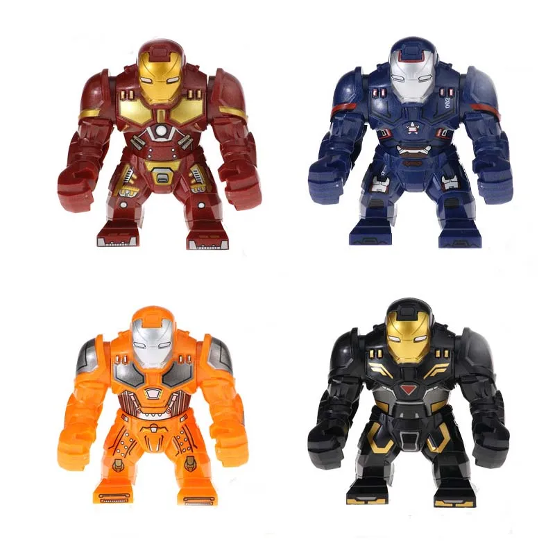 

Avengers 4 Iron Man Action Figure Thanos Black Panther Hulk Glove Blocks Compatible Marvel Toy