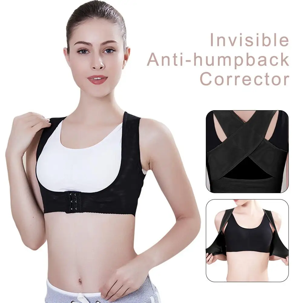 Анти-горбатый Корректор осанки дышащее невидимое нижнее белье корректирующий пояс горбатый для женщин корректирующий горбатый