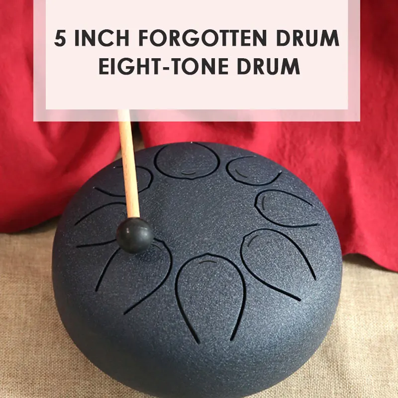 

Brahma Drum Worry Drums Empty Drum Strong 5 Inch 2 Colors Stainless Steel Mini Handpan Yoga Buddhism Sadness