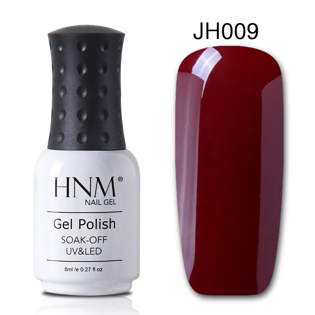 R009 HNM 8 мл винно-красный цвет лак для ногтей кошачий глаз магнитный лак УФ светодиодный полуперманентный гель лак основа Топ праймер маникюрный лак - Цвет: R009