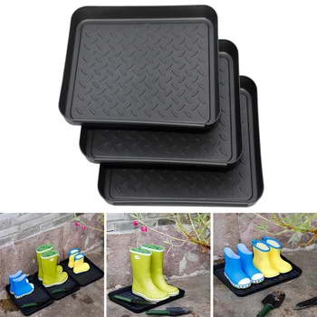 

3pcs Multifunctional Foyer Storage Trays Boots Home Non-Slip Plastic Washable Hall Flower Pots Indoor Outdoor Garden Tools Plant