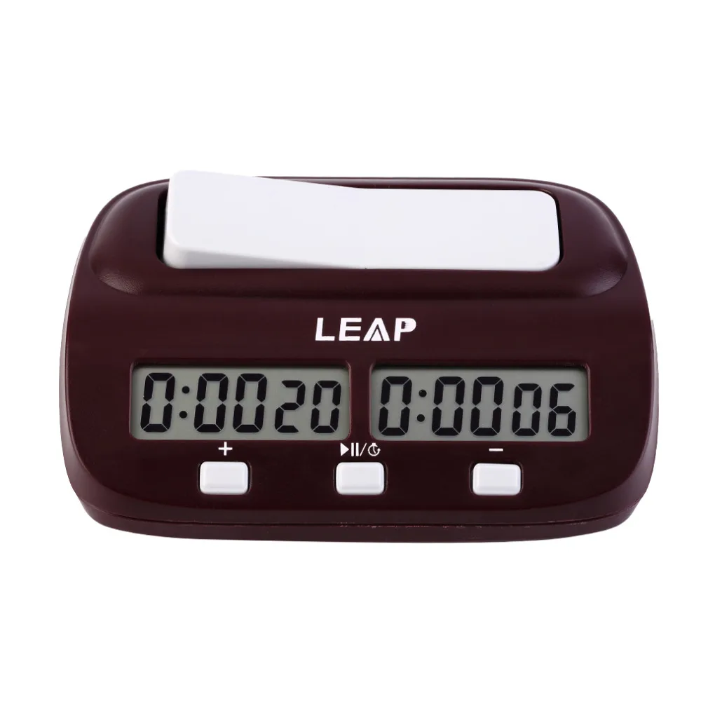 

NEW Professional Compact Digital Chess Clock Count Up Down Timer Electronic Board Game Bonus Competition Master Tournament
