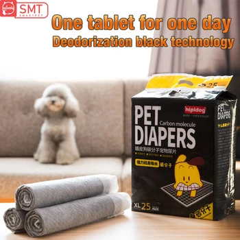 

Smarrtpet 40 Pcs Pet Diaper Pet Dog Super Absorbent Urine Training Pad Antibacterial Deodorant Dog Diaper For Small Medium Dog