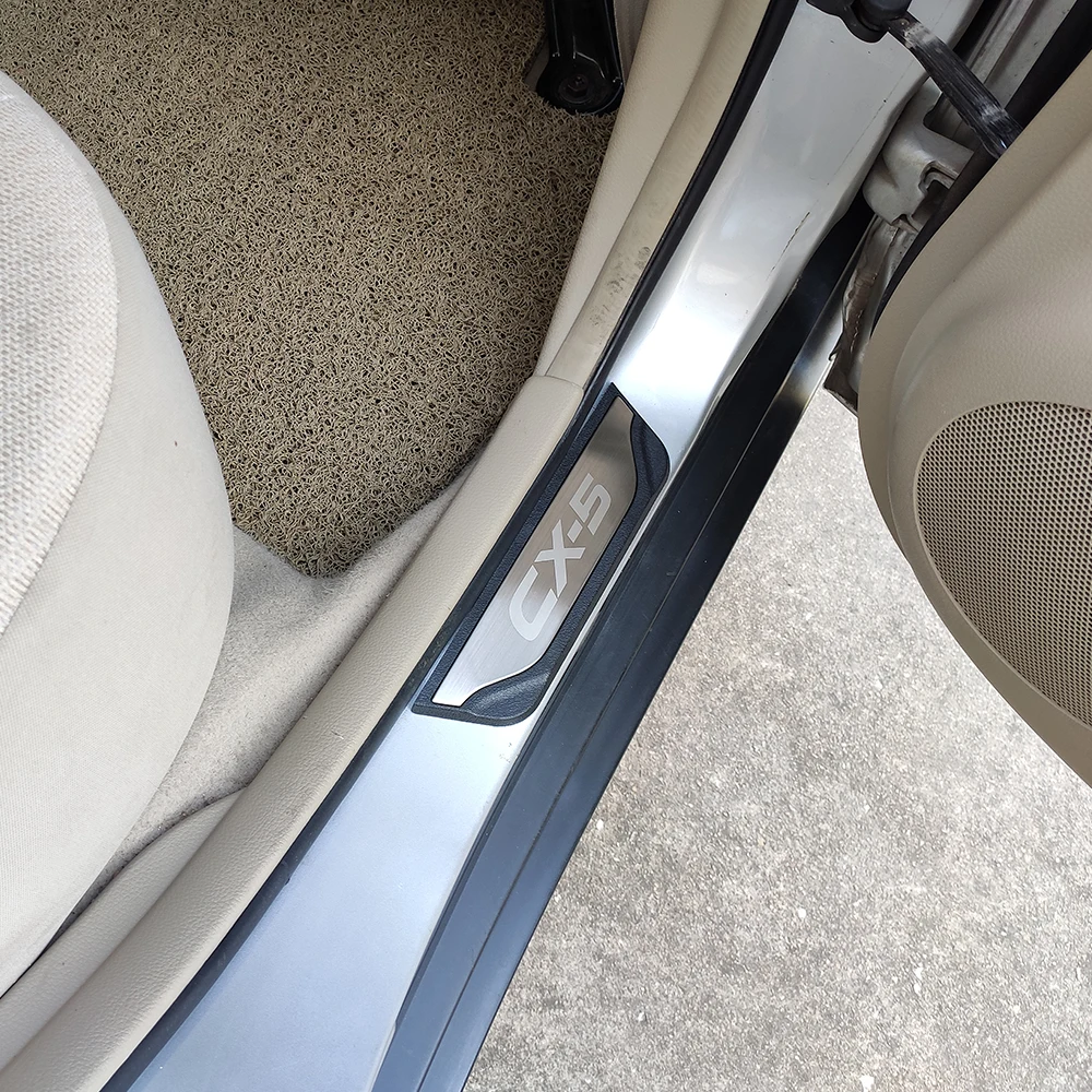 Для Mazda Cx5 2021 2020 Авто Накладка для укладки волос порога Защитная крышка рулевого