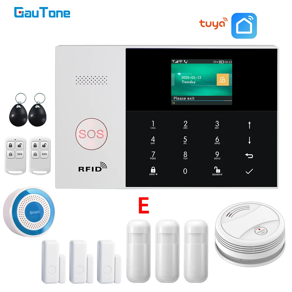 Система сигнализации GauTone PG105 с поддержкой Wi-Fi и GSM | Безопасность защита