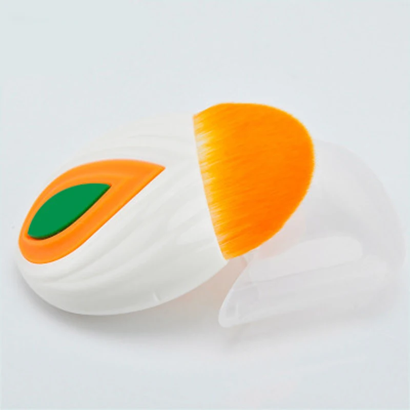 Супер большая Рассыпчатая кисть для пудры мягкая пушистая Кисть для макияжа лица QS888 - Handle Color: round