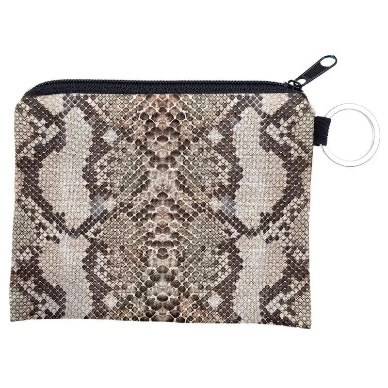 

Fashion Digital Snake Printed Short Wallet Women Soft Card Bag Clutch Coin Purse Money Hand Bag Card Case Excellent Quality
