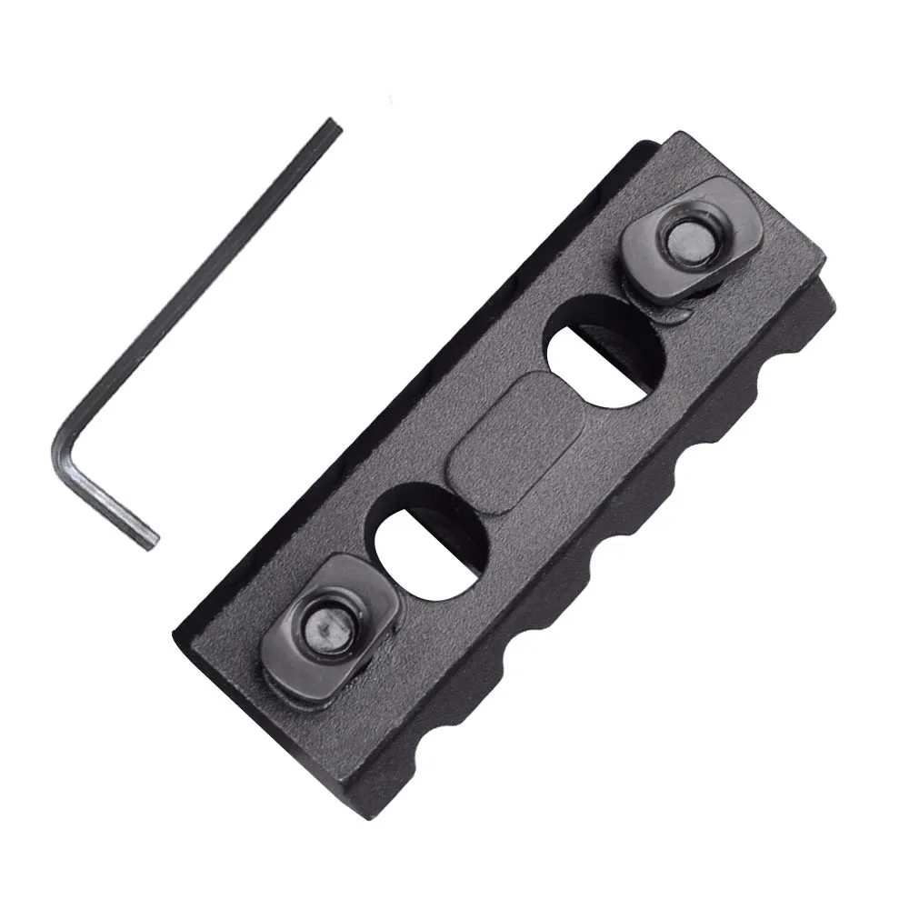 MLOK рельсовая секция Пикатинни для MLOK Handguard крепление рельса Sytstem 5 слотов