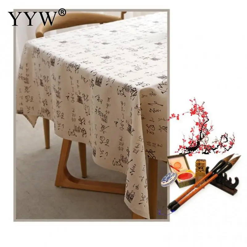 Nordic Style Tablecloth Printed Table Cover Cotton Rectangular Tablecloths In Fabric Home Table Clo