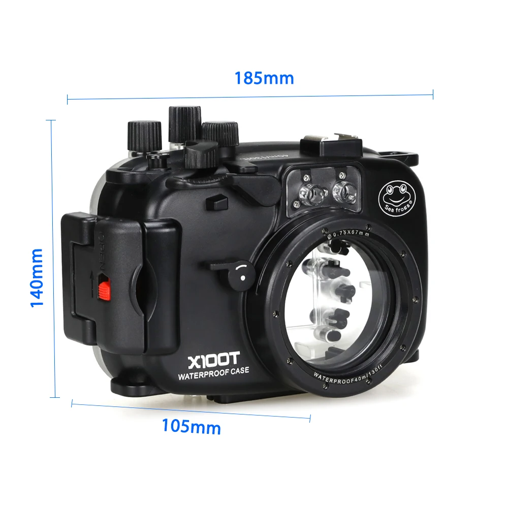 Водонепроницаемый корпус камеры для Fujifilm X100T/X100F 40M подводный чехол для камеры 1 шт