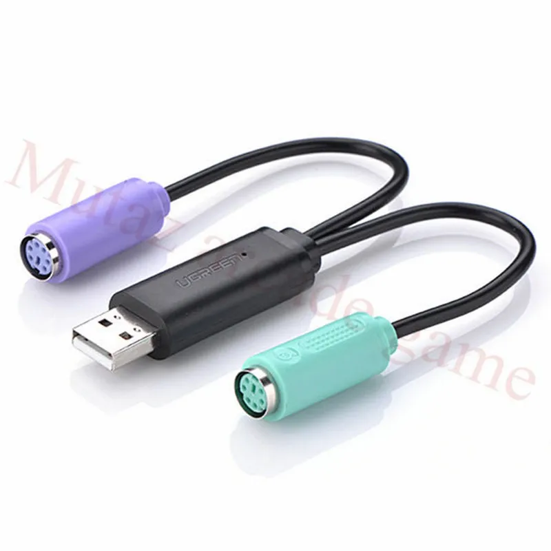 

USB to PS2 Cable Male to Female PS/2 Adapter Converter Extension Cable for Keyboard Mouse Scanning Gun PS2 to USB Cable