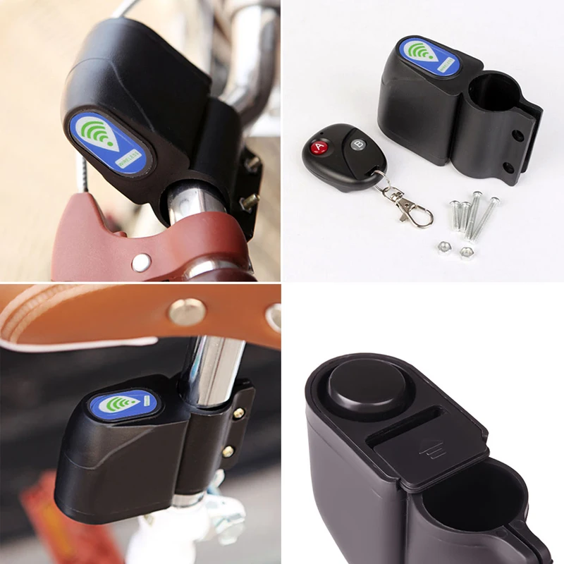 Anti-theft Bike Lock Cycling Security Lock Wireless Bicycle Bike Alarm 105db Bicycle Lock Warning Annunciator Lock Remote