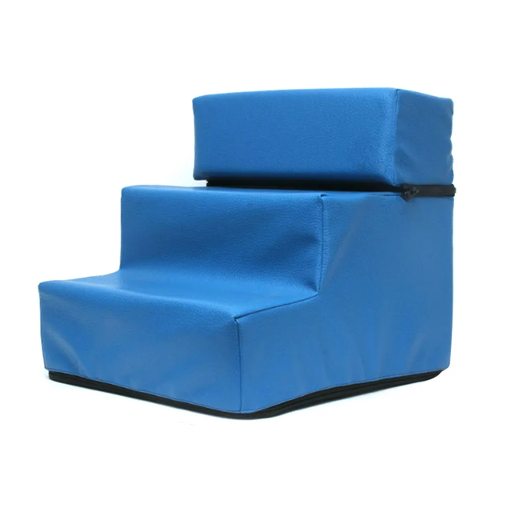 Pet Stairs Breathable Mesh Foldable Detachable Pet Bed Stairs Dog Ramp 2/3 Steps Ladder for Small D