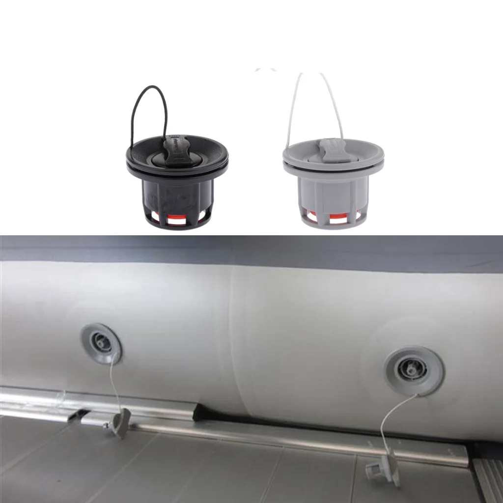 Kayak Air Valve Drain Plug, SUP Air Vent for Inflatable Boat Raft Surf Paddle Board - 2 Colors Optional Water Sports Surfing