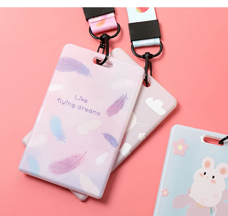 Kawaii mouse декоративный значок держатель для карт со шнурком медсестры доктор выставочные КЛЮЧИ ID Имя карты держатель для мобильного телефона ремень