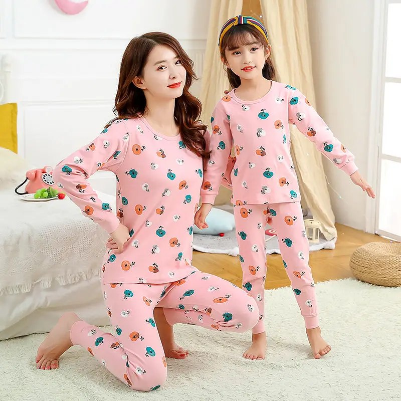 Special Price Matching Family Outfits Pajama-Sets Homewear Girls Winter Cotton for Boys Long-Sleeve GR6Jem356gk