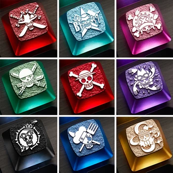 

Zomo aluminum alloy keycap for MX switch mechanical keyboard CNC engraving key caps for ONE PIECE anodic oxidation