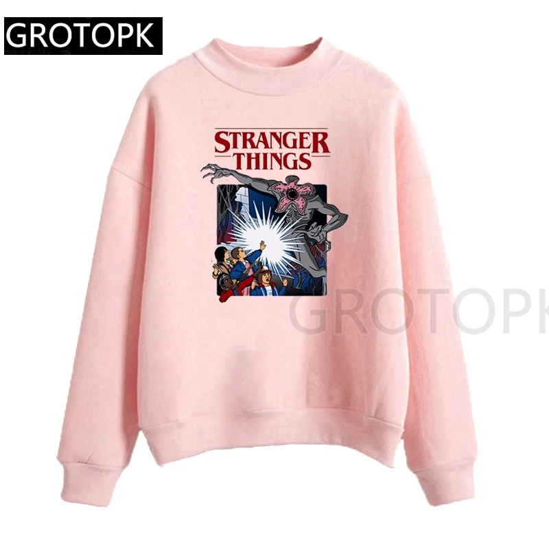 

Stranger Things Season 3 Hoodie Women Funny Top Eleven Dustin Shirts Hoodies 80s Graphic Female Ulzzang Sweatershirt TV Friends