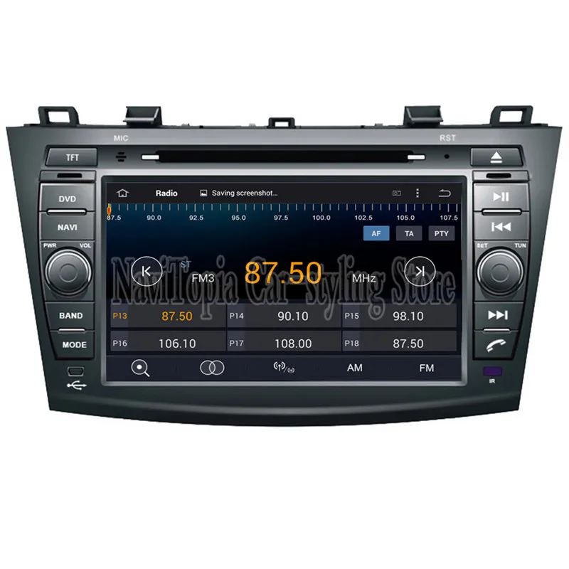 Excellent Octa Core 4G RAM 64G ROM Android 9.0 Car DVD Multimedia Player Auto GPS Navigation for MAZDA 3 2010- 2