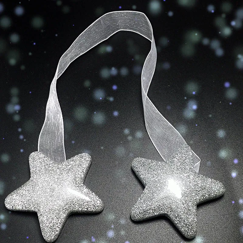 1pcs Magnet Curtain Buckle Star Shape Magnetic Mesh Tieback Holder Window Curtain Clip Holder Strap Accessories Home Decoration - Цвет: J