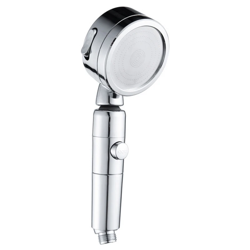 

Handheld Shower Pressurized Water-saving Rotatable Shower Head With Switch One-button Water Stop Shower Head Detachable N