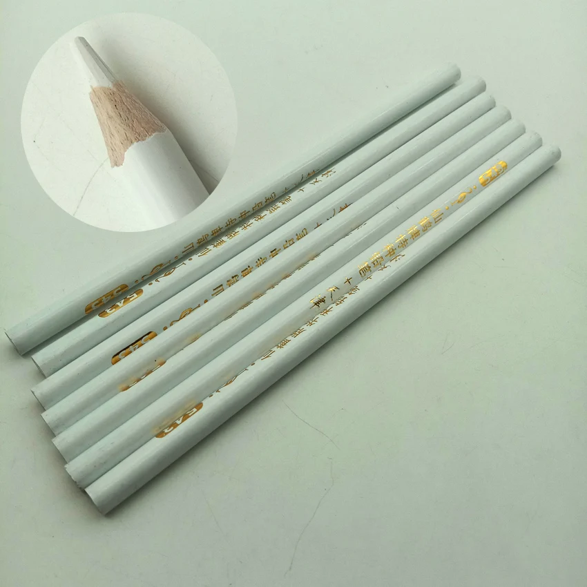 

10 Pcs White Wax Nail Rhinestone Picker Pen Set Gems Dotting Pencil Easily Picking Wood Accessory Manicure Nail Art Tool Kit