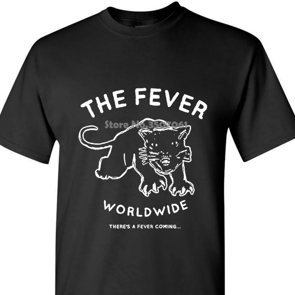 

Authentic The Fever 333 Black Cat Fever T Shirt S - 2xl New Men summer winter Short Sleeve long Sleeves Casual coat clothes tops
