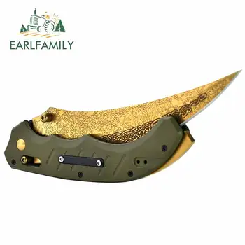 

EARLFAMILY 13cm x 6.7cm for FLIP KNIFE LORE Creative Car Sticker DIY Scratch-proof Custom Printing Waterproof Decal for Vehicle