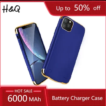 

5500mAh/6000mAh Battery Charger Case For iPhone 11 / iPhone 11 Pro / iPhone 11 Pro Max External Power Bank Battery Charging Case