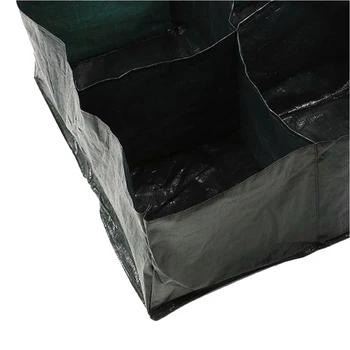 

Garden Supplies Reusable Anti Corrosive Home 4 Slots For Vegetable DIY With Drain Hole Plant Grow Bag Planting Pots Waterproof