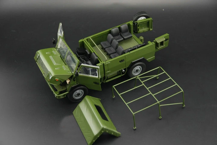 Специальное предложение Редкие 1:24 китайский военный автомобиль NJ2046 внедорожный автомобиль модель бутик Сборная модель из сплава