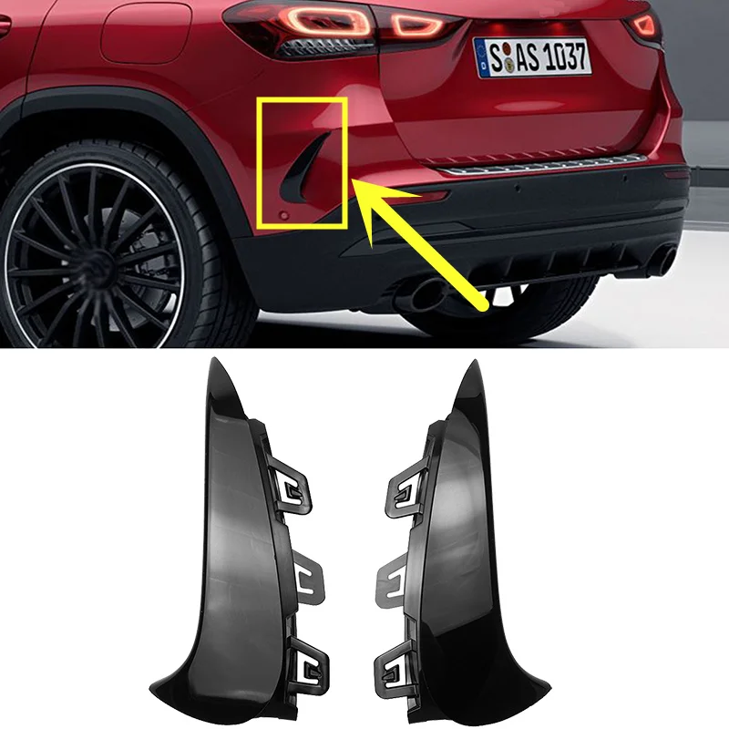 Защитный диффузор для заднего бампера автомобиля Mercedes Benz H247 GLA200 GLA220 GLA250 GLA35 GLA45S AMG