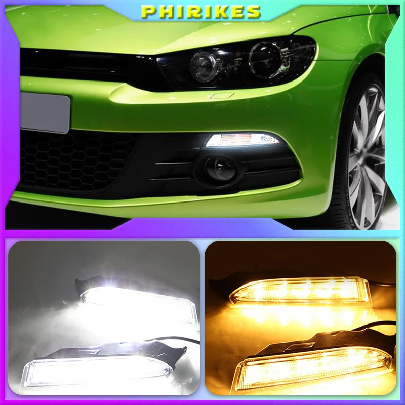 

Дневные ходовые огни для Volkswagen VW Scirocco R 2010-2014, 2 шт.