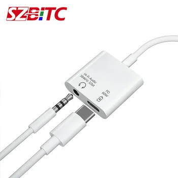 

Type C to Aux Audio Charge Adapter USB C to 3.5mm Headphone Jack PD Charger Converter For Type c port Moble Phone,iPad pro
