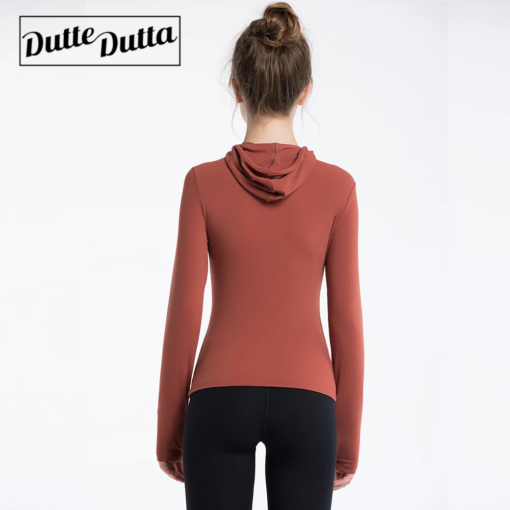 Новые сексуальные рубашки для женщин, стройнящие, Lulu, одежда для тренировок, двухсторонняя, телесного цвета, с капюшоном, с длинными рукавами, Спортивная, с длинными рукавами, одежда для йоги