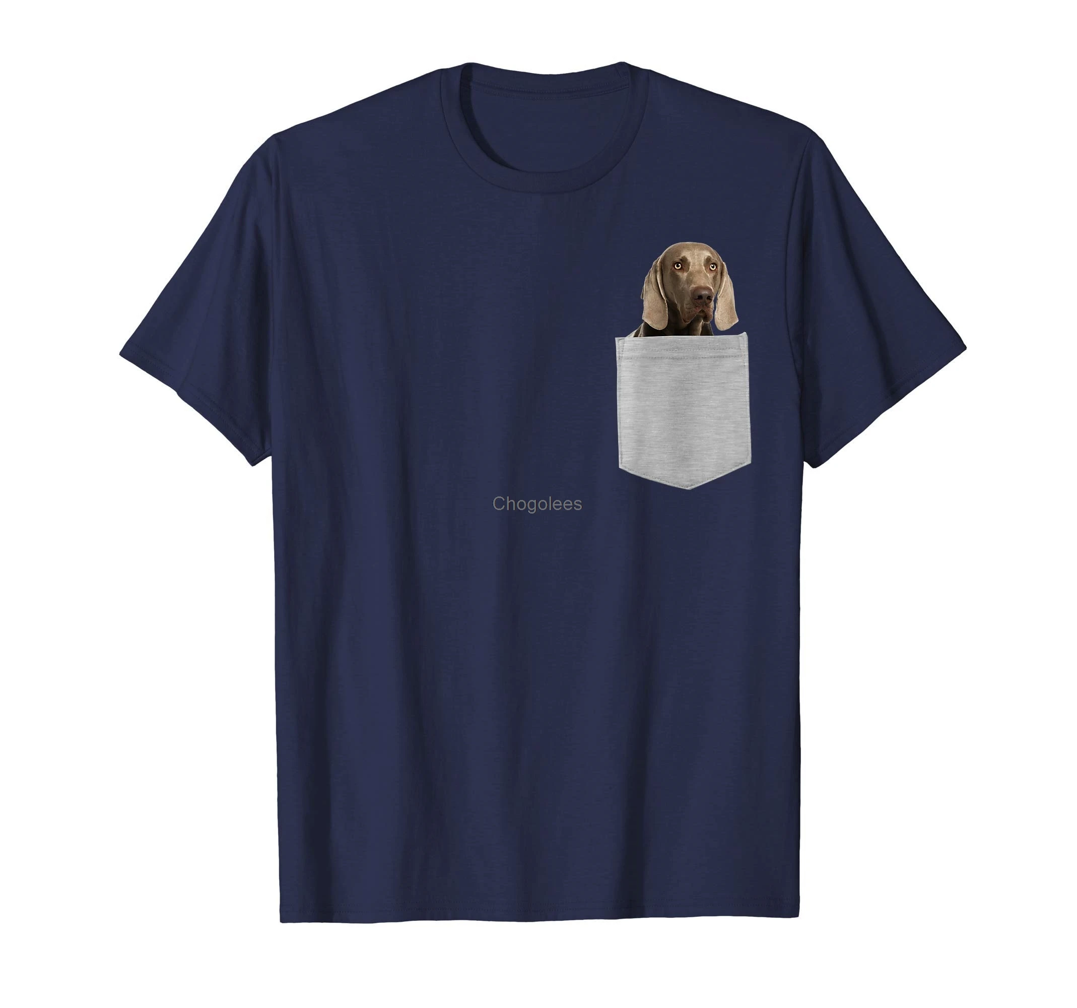 Dog in Your Pocket Weimaraners puppy T-Shirt | Мужская одежда