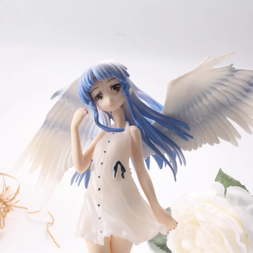 

15cm Action Figure Angel Beats Tachibana Kanade PVC Model Toys Desktop cake Decoration Angel Figurine Gifts For kids