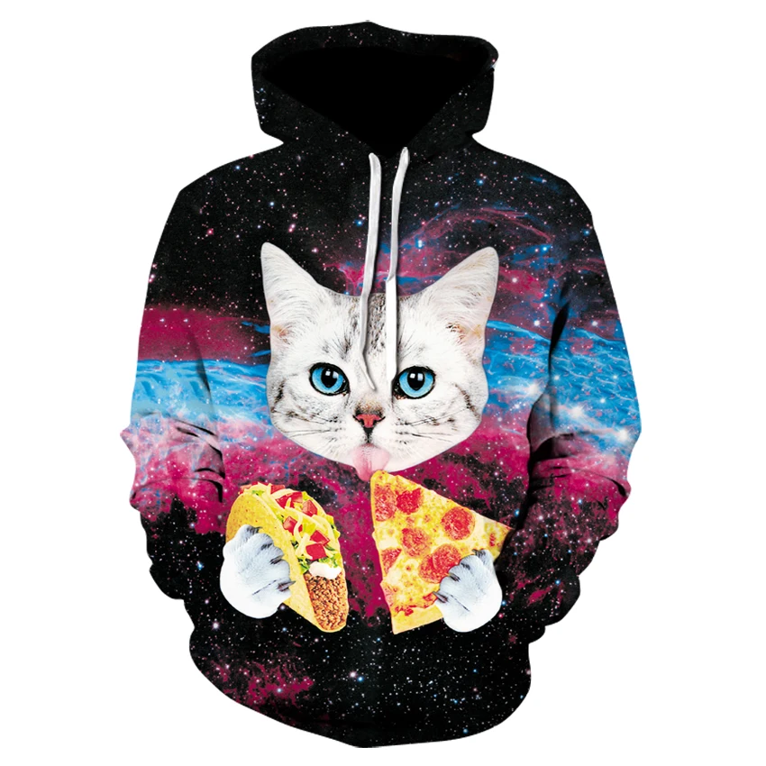 

2020 Fall/Winter New Casual ComfortableDesign Hoodie Sweatshirt 3D Print Animal Double Men and Women Tracksuit Hoodie