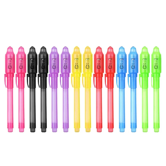 Invisible Ink Pen 24 PCS, Spy Pen with UV Light, Magic Marker for Secret  Message,Treasure Box Prizes,Kids Party Favors,Toys Gift - AliExpress