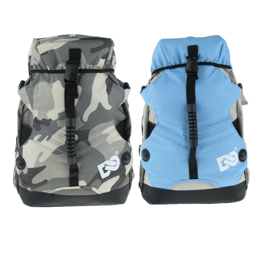 800D Oxford Roller Skating Bag Mens Womens Outdoor Roller Skating Backpacks Multi Pockets Roller Skates Carrier Bag